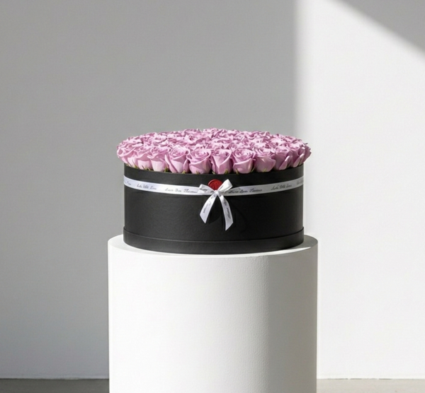 The Ultimate Fresh Roses in Extra Large Black Box