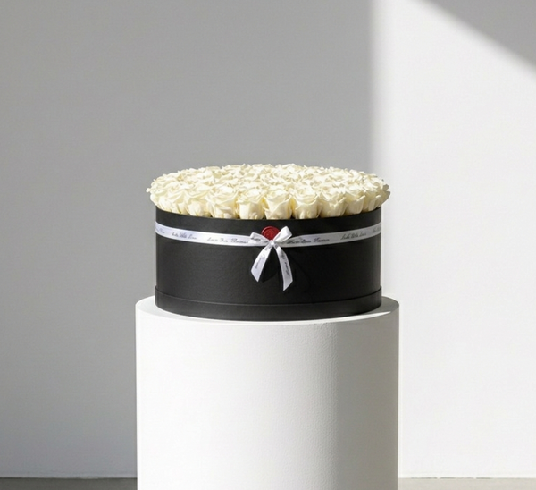 The Ultimate Fresh Roses in Extra Large Black Box