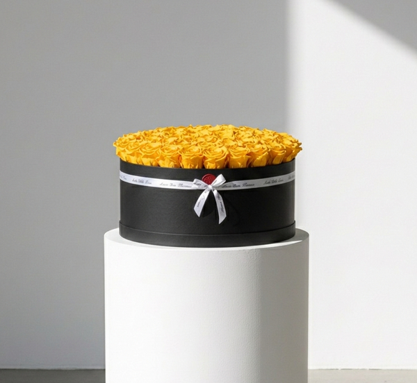 The Ultimate Fresh Roses in Extra Large Black Box