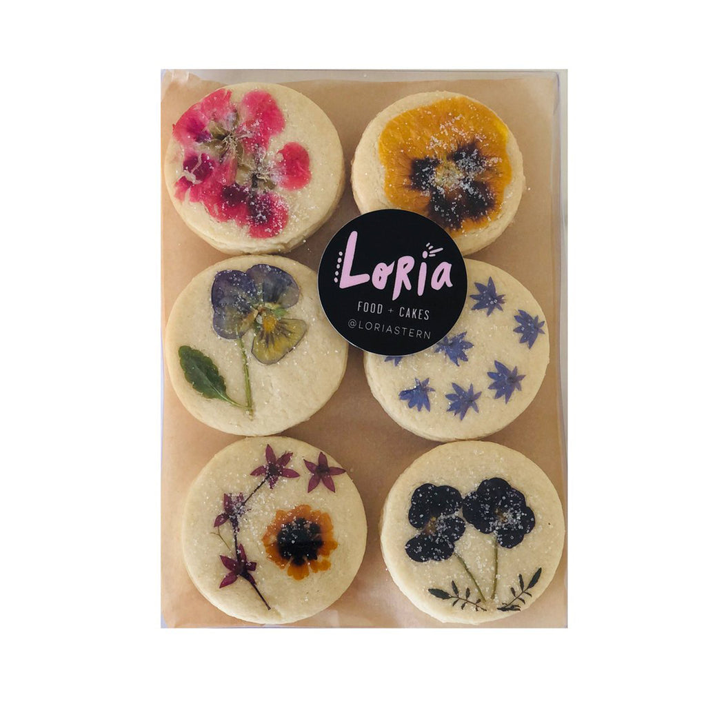 Las Vegas Florist | Flower Pressed Shortbread Cookies (1 dozen) – The ...