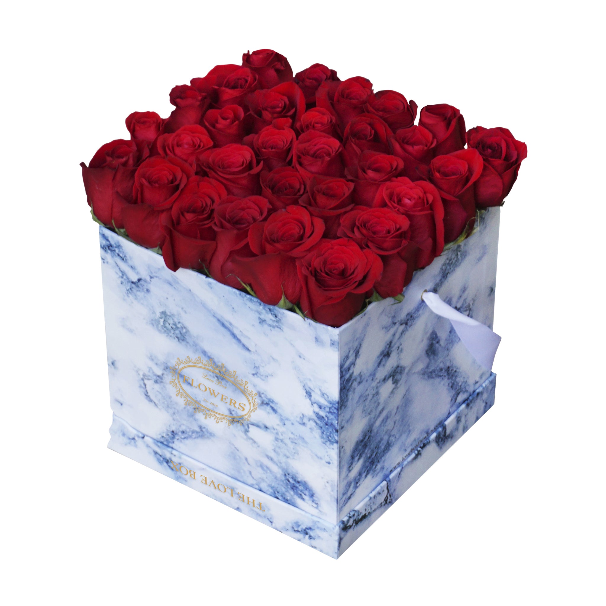 Roses in Medium Square Box